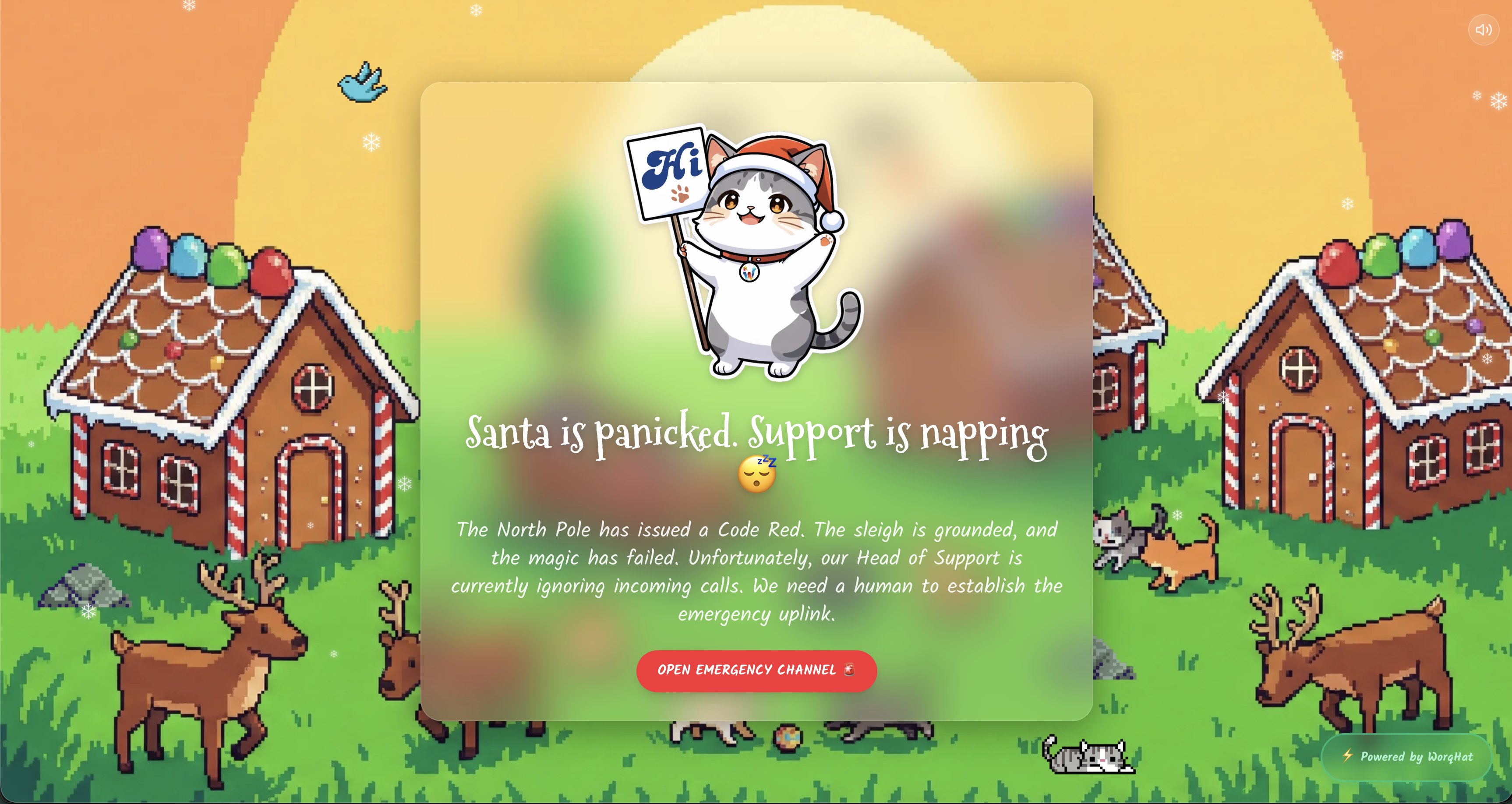 sleigh-OS startup screen